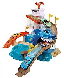 Hot Wheels Color Shifters Sharkport Showdown Playset - Blue