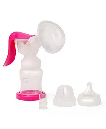 Morisons Baby Dreams Wide Mouth Manual Breast Pump - Pink