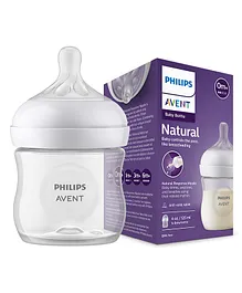 Philips Avent Natural Response Baby Feeding Bottle Baby Milk Bottle for Newborns - 125 ml