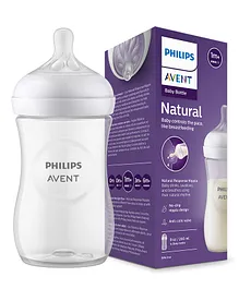 Philips Avent Natural Response Baby Bottle Baby Milk Bottle for Newborns and Up - 260 ml