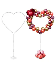 Smartcraft Balloon Stand for Party Decoration (5 Feet Heart, 1 Pc.)