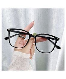 SYGA Anti-Blue Light Radiation Flat Glasses For Women(Glossy black)