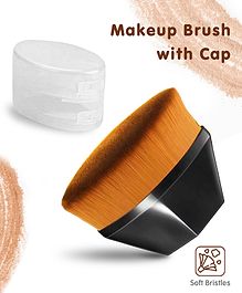 Makeup Brush with Cap - Black