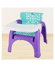 R for Rabbit Jelly Bean Chair 3 in 1
                        Multi-Functional Baby Study, Shampoo, Meal |
                        Regular Kids Seating Chair with High Backrest
                        for 1-8 Years Kid, Weight Capacity Upto 40Kgs
                        (Green Purple)