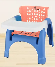 R for Rabbit Jelly Bean Chair 3 in 1
                        Multi-Functional Baby Study, Shampoo, Meal |
                        Regular Kids Seating Chair with High Backrest
                        for 1-8 Years Kid, Weight Capacity Upto 40Kgs
                        (Orange Blue)