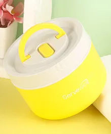 Servewell Meal Vacuum Lunch Box  - Yellow