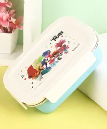 Servewell Bite Single Wall Lunch Box & Container Trolls Print - Blue