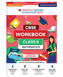 Oswaal CBSE Workbook Class 9 Mathematics| Updated as per NCF | For Latest Exam
