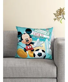 Athom Trendz Disney Mickey Mouse Cushion With Cover DIS-10-3-D26-FL-M - Blue 