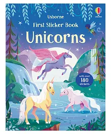 Usborne First Sticker Book Unicorns - English
