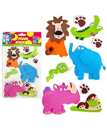FunBlast Animal Theme Foam Stickers for Kids  Multicolor