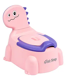 1st Step Baby Potty Seat/Potty Trainer Set Potty Box (Pink)