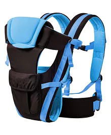 DOMENICO Baby Carrier Bag Adjustable Hands Free 4 in 1 Baby Baby Safety Belt Child - Black/Blue