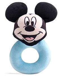 Babyhug Disney Mickey Mouse  Baby Ring Rattle - Blue