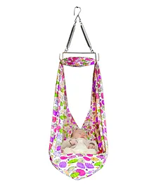 VParents Chunky  Baby Swing Cradle with and Spring (Pink)