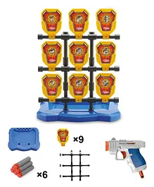 NEGOCIO Combined Target Set Shooting Score Blast Aim Launch Gun Target Game Toy - COLOR MAY VARY