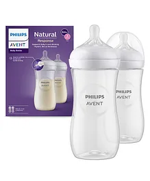 &nbsp;Avent Natural Response 330 ml
                              Baby Feeding Bottle | Uniquely Designed
                              Nipple releases milk only when baby drinks
                              | Pack of 2 (Packaging May Vary)