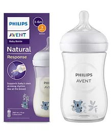&nbsp;Avent Natural Response 260 ml
                              Baby Feeding Bottle (Koala Print) |
                              Uniquely Designed Nipple releases milk
                              only when baby drinks | Pack of 1
                              (Packaging May Vary)