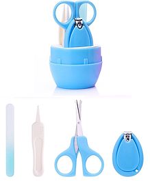 Fantasy India Portable Baby Care Grooming Kit Pack of 4 - Blue