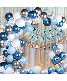 Surprise Decor 1st Birthday Decorations For Boys - Large Birthday Decorations for Baby Boy 1 Year | Blue First Birthday Decorations for Boy | Blue Balloons for 1st Birthday Decorations