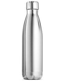 Kuber Industries Stainless Steel Insulated Round Water Bottle For Home & Traveling, 750ml,Silver, 54KM4321