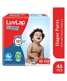LuvLap Diaper Pants XXL, 15-25kg, 46 Count,
                        Baby Diaper Pants, with Aloe Vera Lotion for
                        Rash Protection, upto 12 Hour protection, White