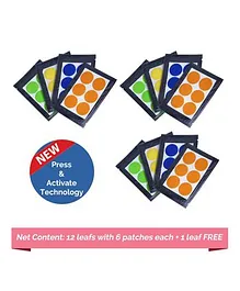 Safe-O-Kid Mosquito Repellent Patches Multicolor - 72 Pieces