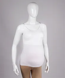 Medela Sleeveless Maternity Nursing Tank Top - White