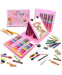 Azhari 208 pcs color set for children with book stand