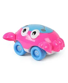 Playmate Pull Back Action Crab Toy - Blue Pink