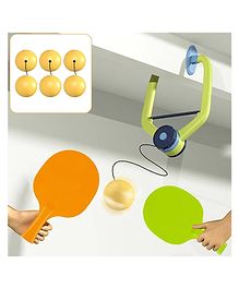 Sanjary Hanging Table Tennis Trainer Ping Pong Ball Self Training and Workout Indoor Gaming Set Color & Desgn May Vary