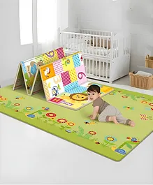 YAMAMA Forest Animal Theme Double Sided Water Proof Extra Large Fordable Foam Baby Play Mat Folding Mat  (Design May Vary - Multicolor)