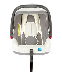 Mee Mee Baby Car Seat Cum Carry Cot with Thick Cushioned Seat - Grey