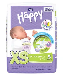 Bella Baby Happy Diapers Extra Small - 5 Pieces