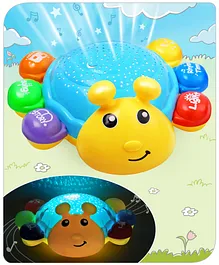 Babyhug Musical Bump and Go Beetle
                        Projector Toy - Yellow|Light & Music| Animal
                        Toy|12 Months+|Story Modes|Starry Projector|Safe
                        for Babies|Learning Toy for Kids|Best Gift|
                        Non-Toxic| BIS Certified