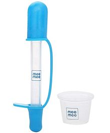 Mee Mee 2 in 1 Accurate Medicine Dropper Cum Dispenser - Blue