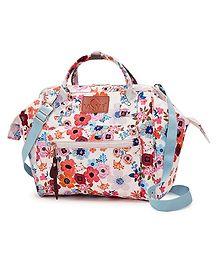 VISMIINTREND Itsy Bitsy Stylish Mini Baby Diaper Bag Backpack for New Mother - Flower