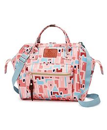 VISMIINTREND Itsy Bitsy Stylish Mini Baby Diaper Bag Backpack for New Mother - Geometric