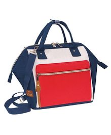 VISMIINTREND Itsy Bitsy Stylish Mini Baby Diaper Bag Backpack for New Mother - Red White