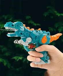 YAMAMA Robot Deformable Dinosaur Mouth Spraying Water Gun Toy Dinosaur Squirter Water Spray Gun Toy For Kids Outdoor Squirt Toy High Capacity Foldable Pool Games Long Range Water Toys Squirt Gun For Child Summer Beach Swimming  Multicolor