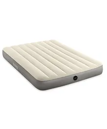 Intex 64102 Dura Beam Single High Full Inflatable Airbed For Indoor And Outdoor Use Intex Air Mattress Intex Air Bed  Multicolor