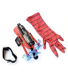 Sanjary Spiderman Gloves Launcher Web Shooter Toy for Kids - Color May Vary