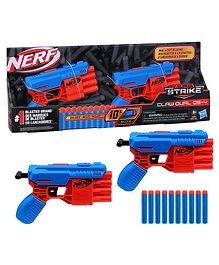 Nerf Alpha Strike Claw Dual QS 4 Blaster Set Pack of 2 - Multicolor