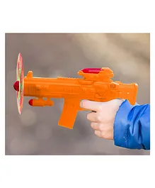 VGRASSP Battery Operated Rotating Fan Space Toy Gun For Kids - LED Lights And Shooting Sound - Simulating Toy Gun With Rotating Fan Head And Lights - Color As Per Stock