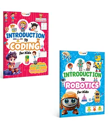 Introduction to Coding and Robotics for Kids | Combo of 2 learning books | Activities for Kids, Learning Workbook for kids.