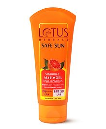 Lotus Herbals Safe Sun Vitamin C Matte Gel Daily Sunscreen - 75 g