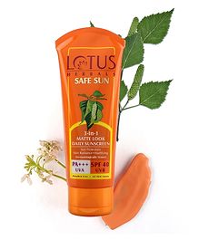 Lotus Herbals Safe Sun 3 in 1 Tinted Sunscreen SPF 40 - 75 g