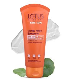 Lotus Herbals UltraRX matte sunscreen SPF 50+ PA++++|For Sensitive and acne prone skin |Dermatologically tested|50g