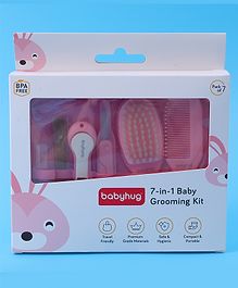 Babyhug Grooming Kit Pink - 7 Pieces