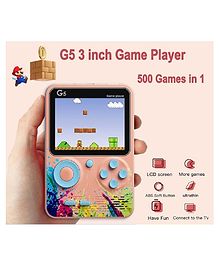 Sanjary Handheld Game Console,500 Classical Games Retro Video Games Player 3.5' Color Screen Support Connecting TV Game for Kids -Color & Deisgn May Vary